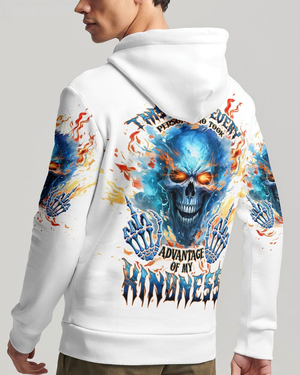 BLISSCORNERS PERSON WHO TOOK ADVANTAGE OF MY KINDNESS SKULL ALL OVER PRINT