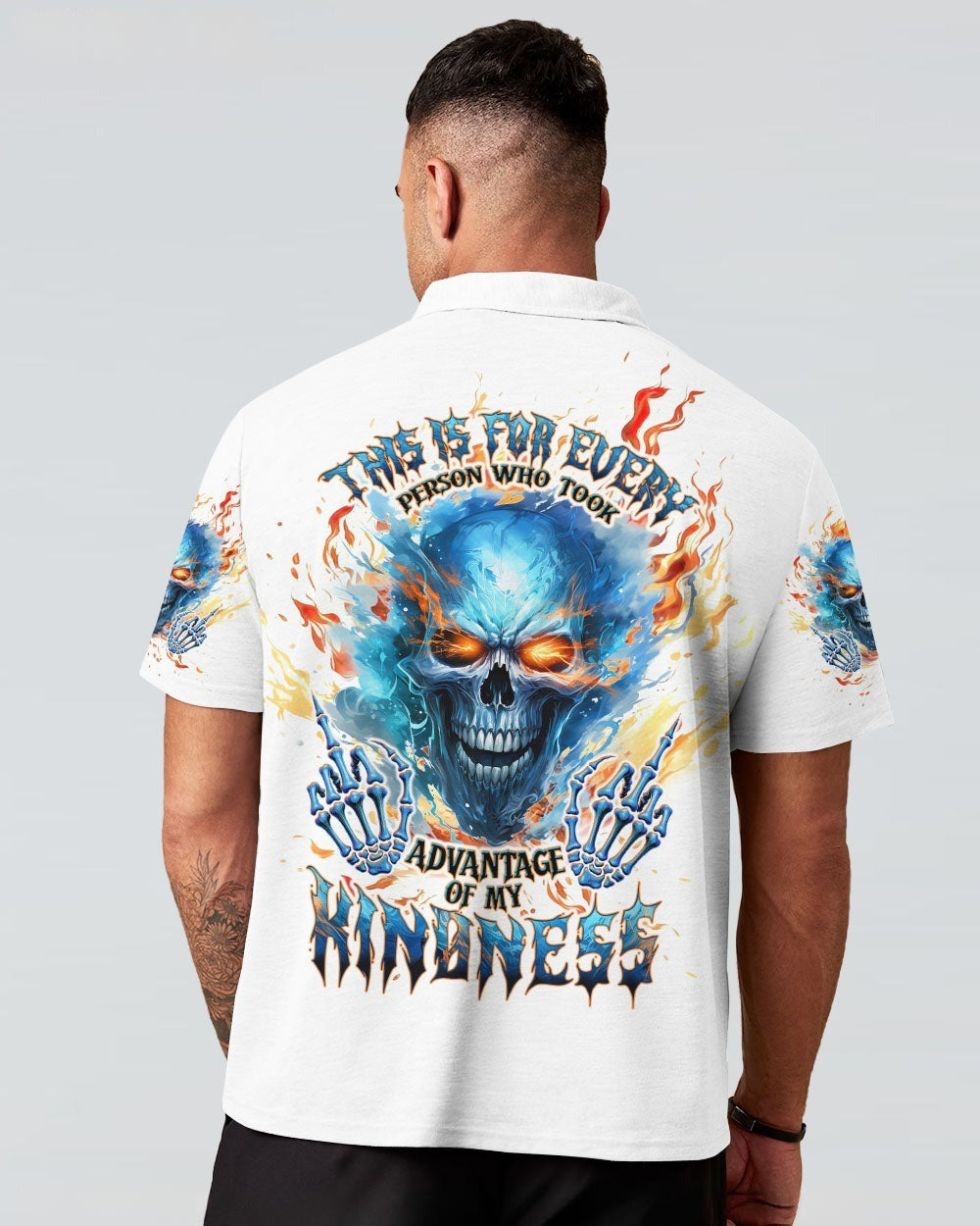 BLISSCORNERS PERSON WHO TOOK ADVANTAGE OF MY KINDNESS SKULL ALL OVER PRINT