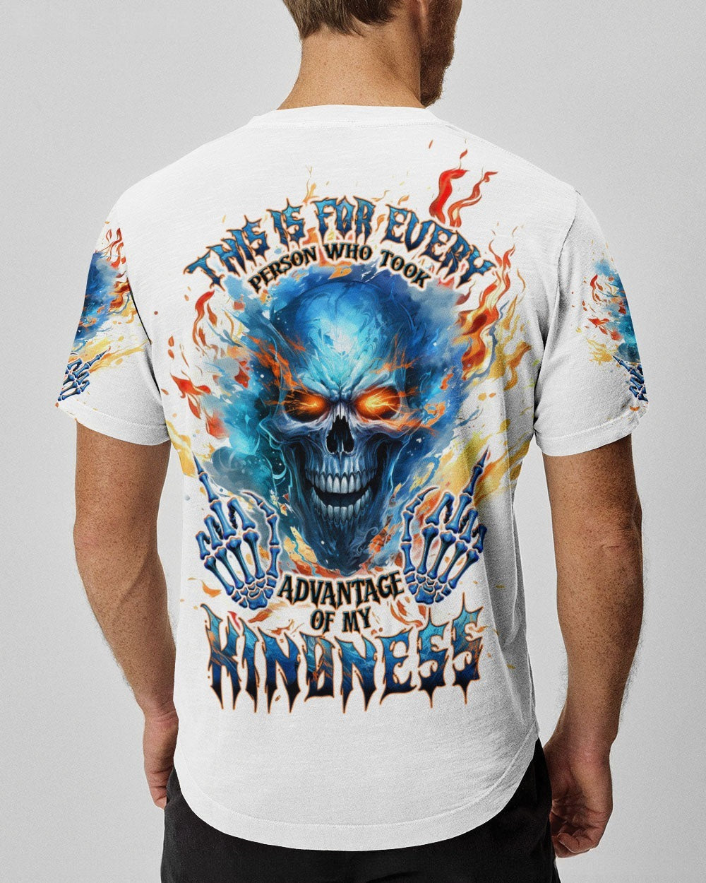 BLISSCORNERS PERSON WHO TOOK ADVANTAGE OF MY KINDNESS SKULL ALL OVER PRINT