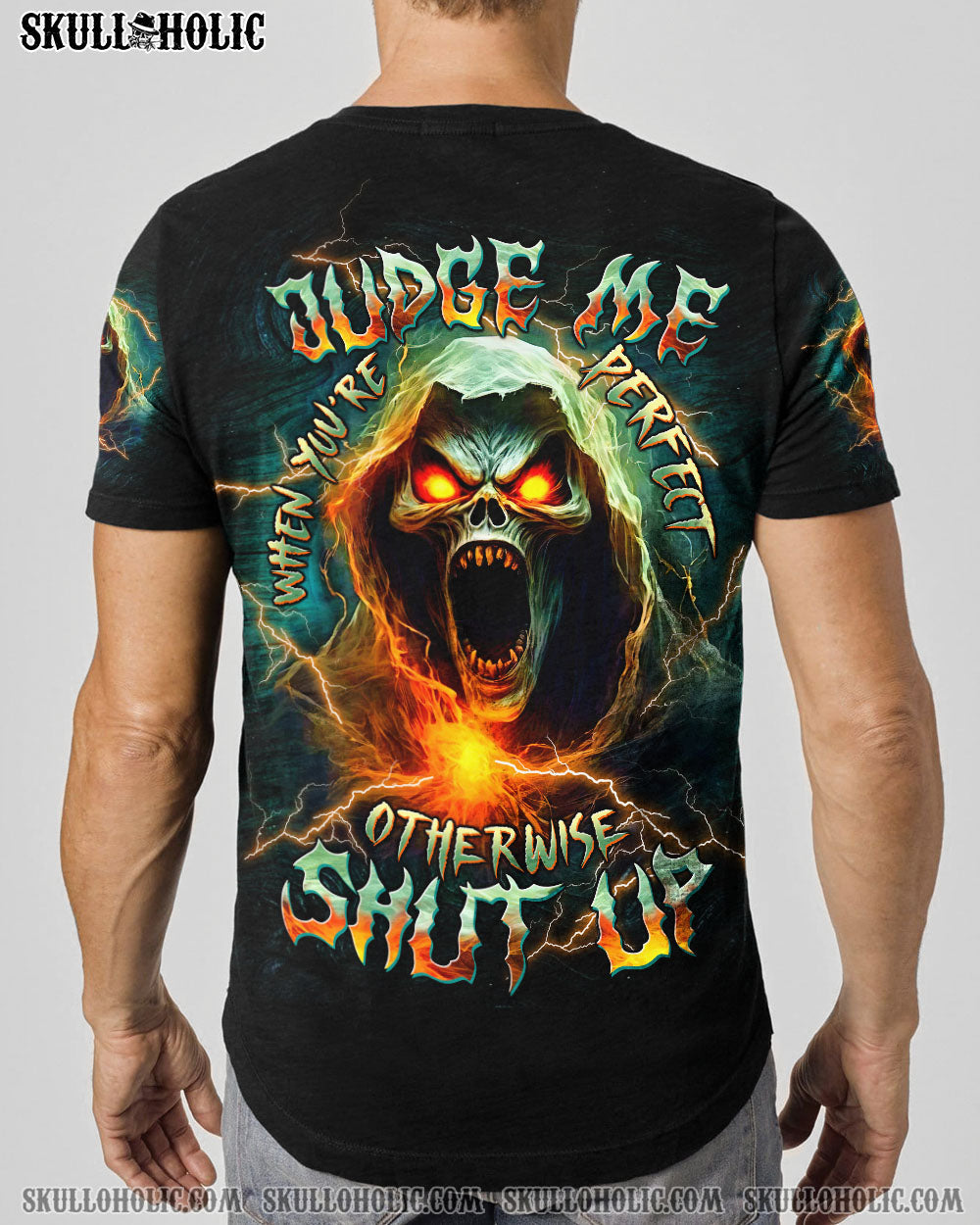 BLISSCORNERS JUDGE ME WHEN SKULL REAPER ALL OVER PRINT