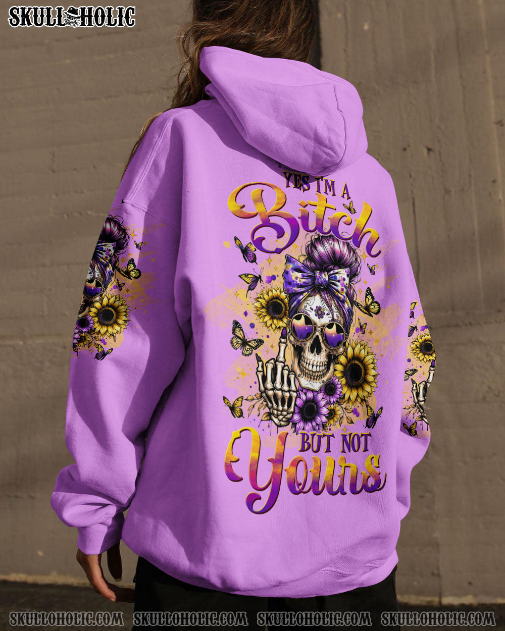 BLISSCORNERS THE GOOD GIRL IN ME MESSY BUN ROSE ALL OVER PRINT