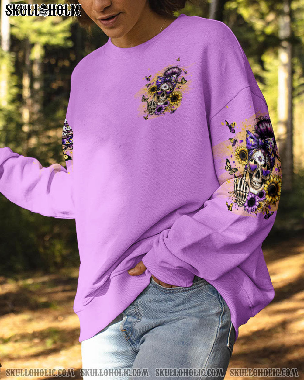BLISSCORNERS THE GOOD GIRL IN ME MESSY BUN ROSE ALL OVER PRINT