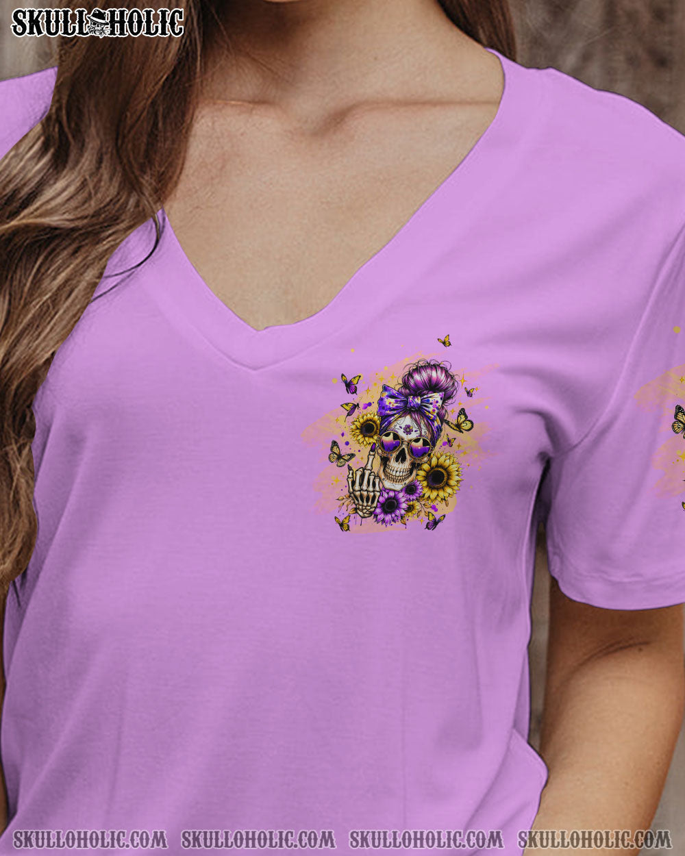BLISSCORNERS THE GOOD GIRL IN ME MESSY BUN ROSE ALL OVER PRINT