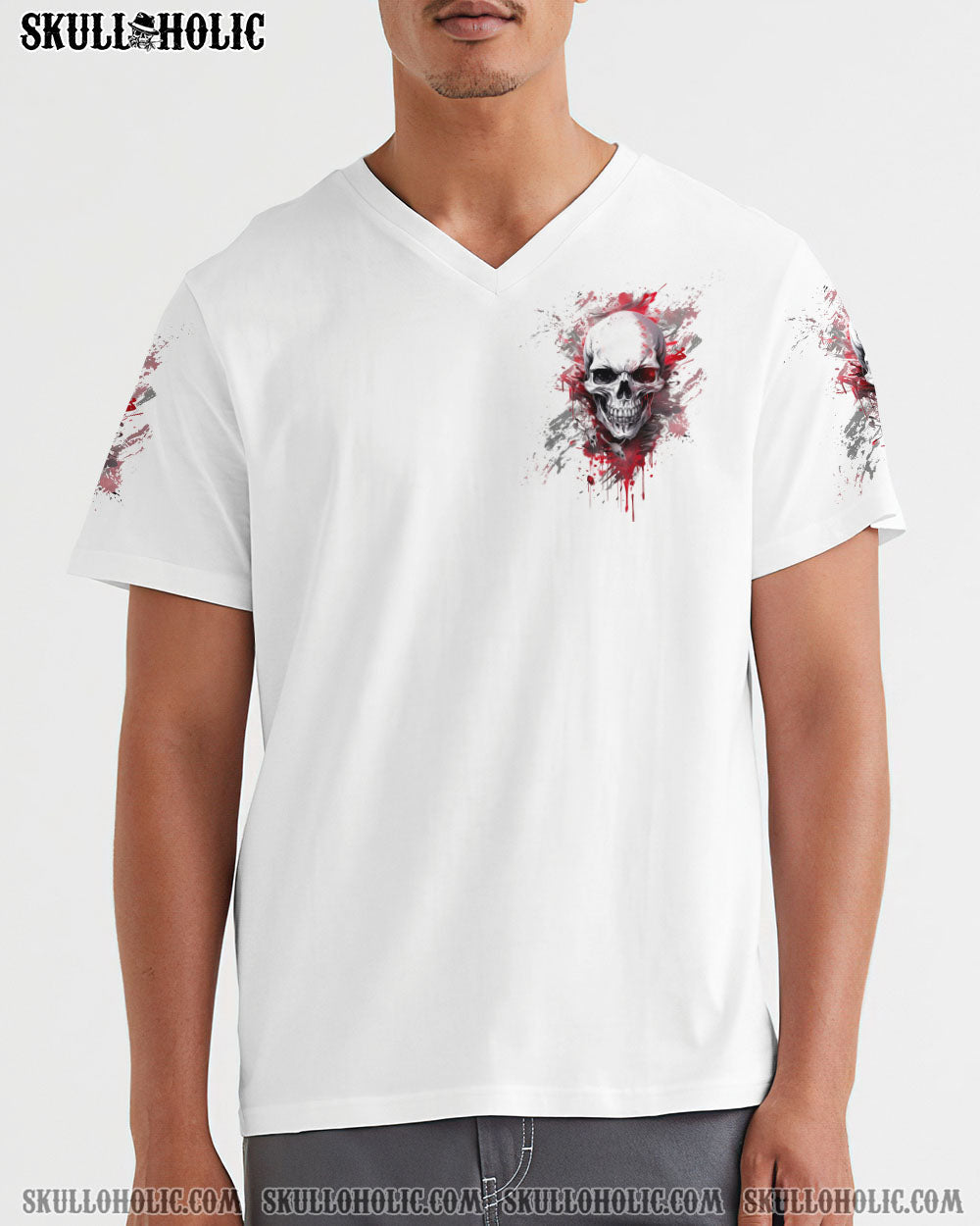 BLISSCORNERS I ASKED THE DEVIL SKULL ALL OVER PRINT
