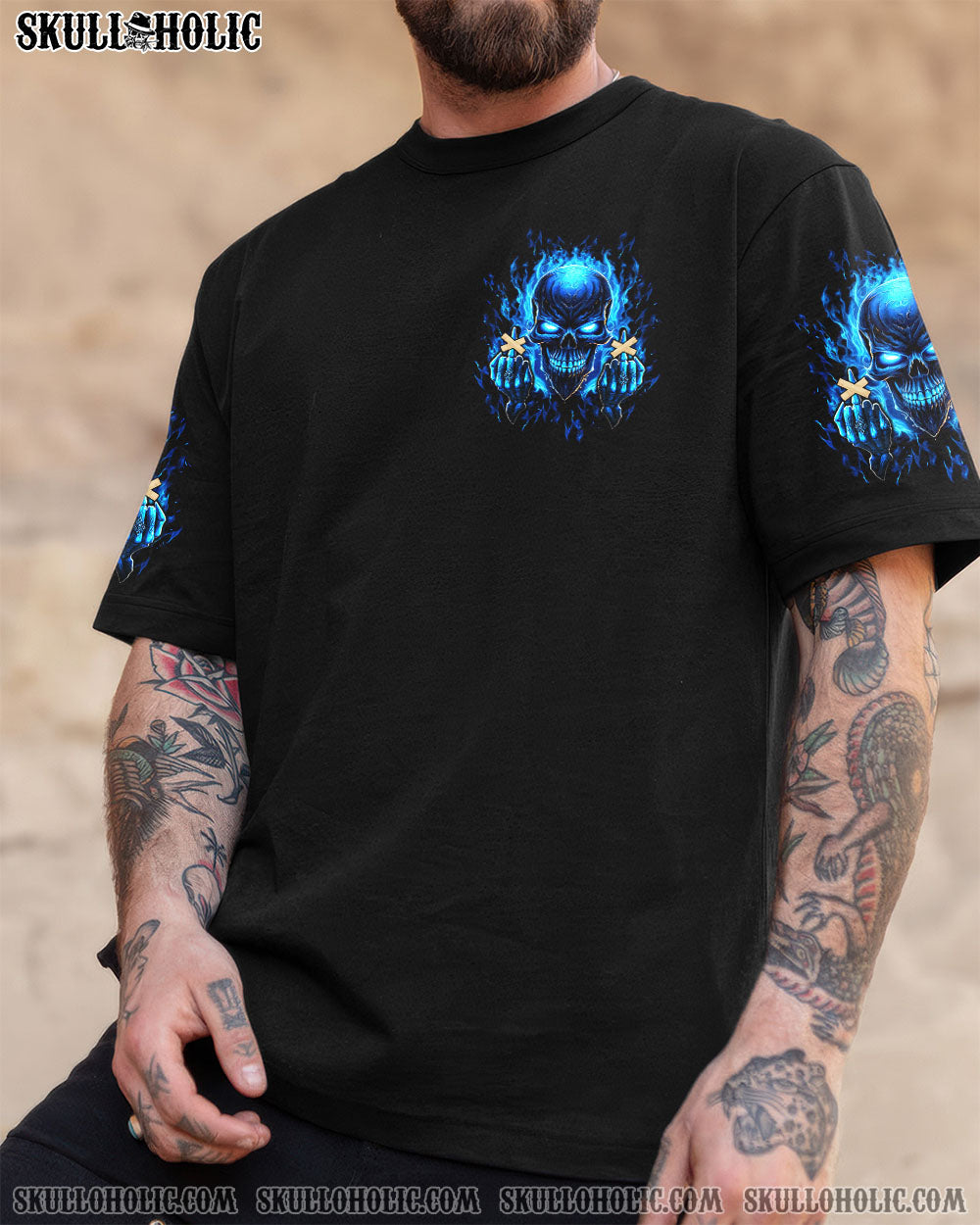 BLISSCORNERS PISS ME OFF AGAIN MADLY SKULL ALL OVER PRINT