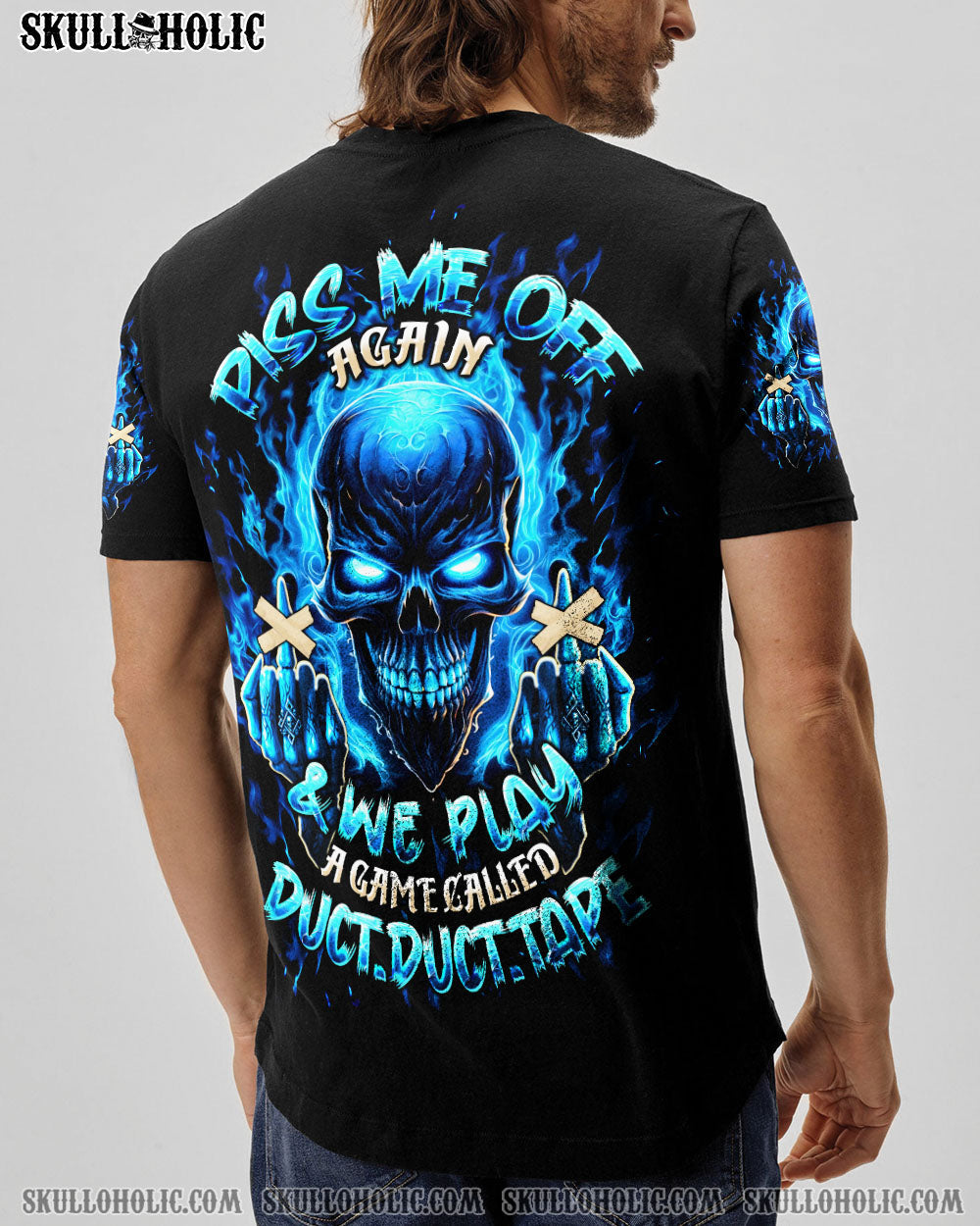 BLISSCORNERS PISS ME OFF AGAIN MADLY SKULL ALL OVER PRINT