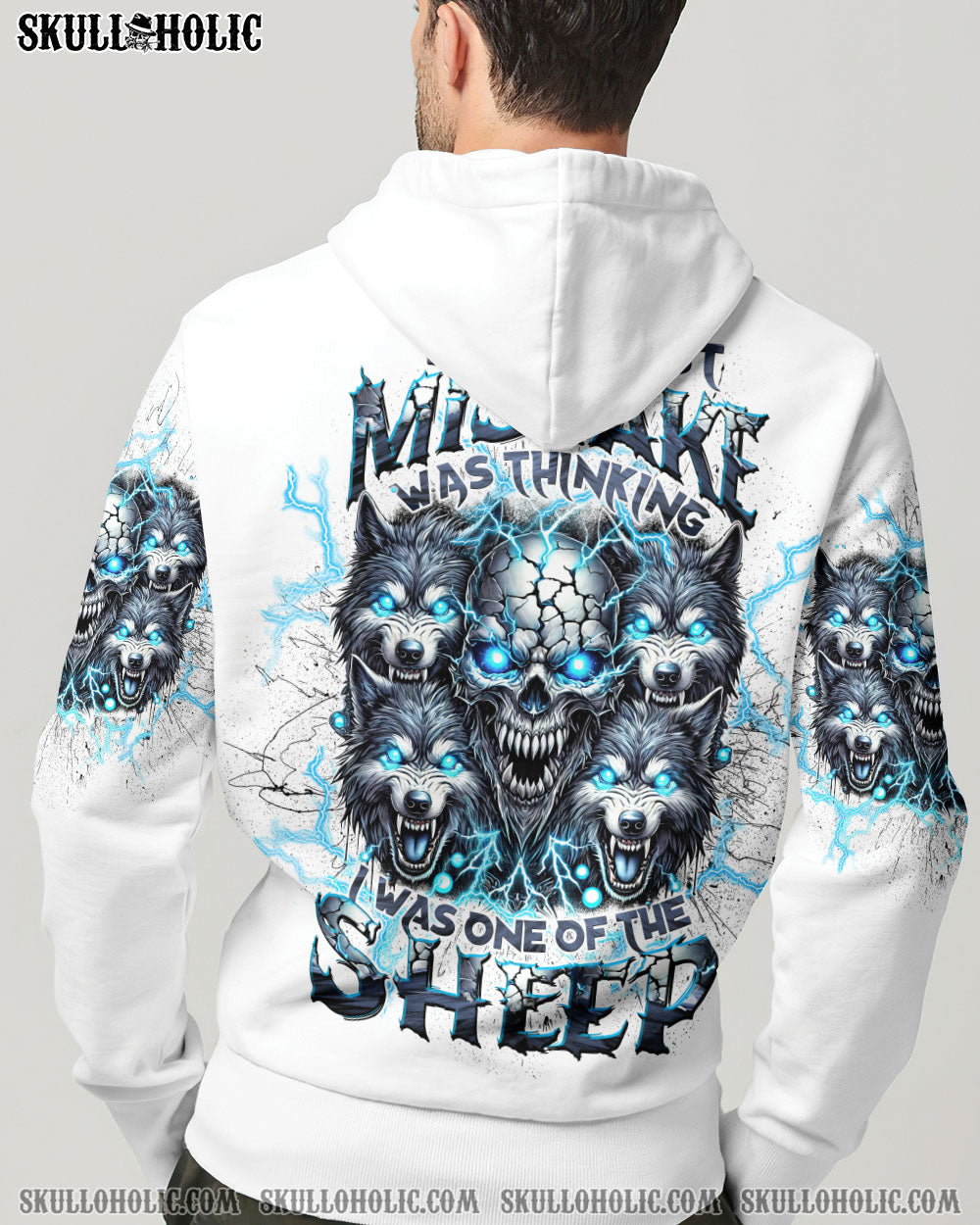 BLISSCORNERS YOUR FIRST MISTAKE WOLF SKULL ALL OVER PRINT