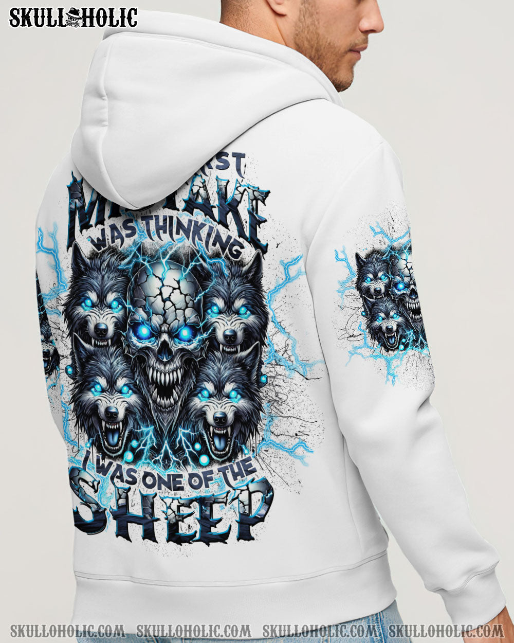 BLISSCORNERS YOUR FIRST MISTAKE WOLF SKULL ALL OVER PRINT