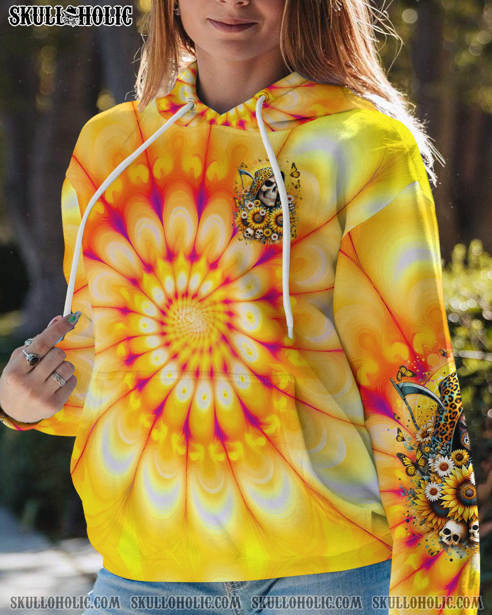 BLISSCORNERS SHE IS SUNSHINE LEOPARD REAPER ALL OVER PRINT