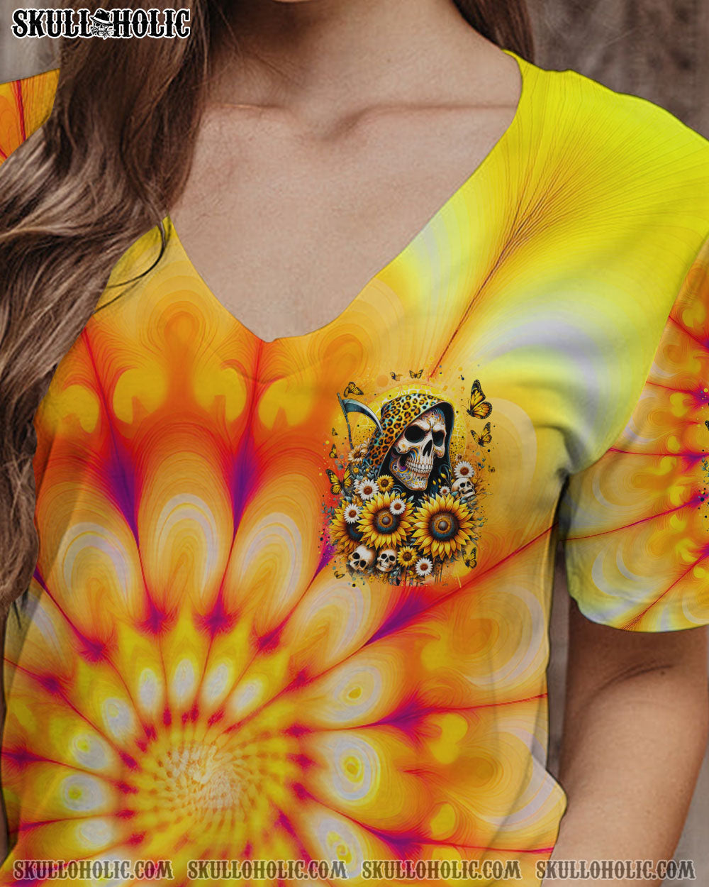 BLISSCORNERS SHE IS SUNSHINE LEOPARD REAPER ALL OVER PRINT