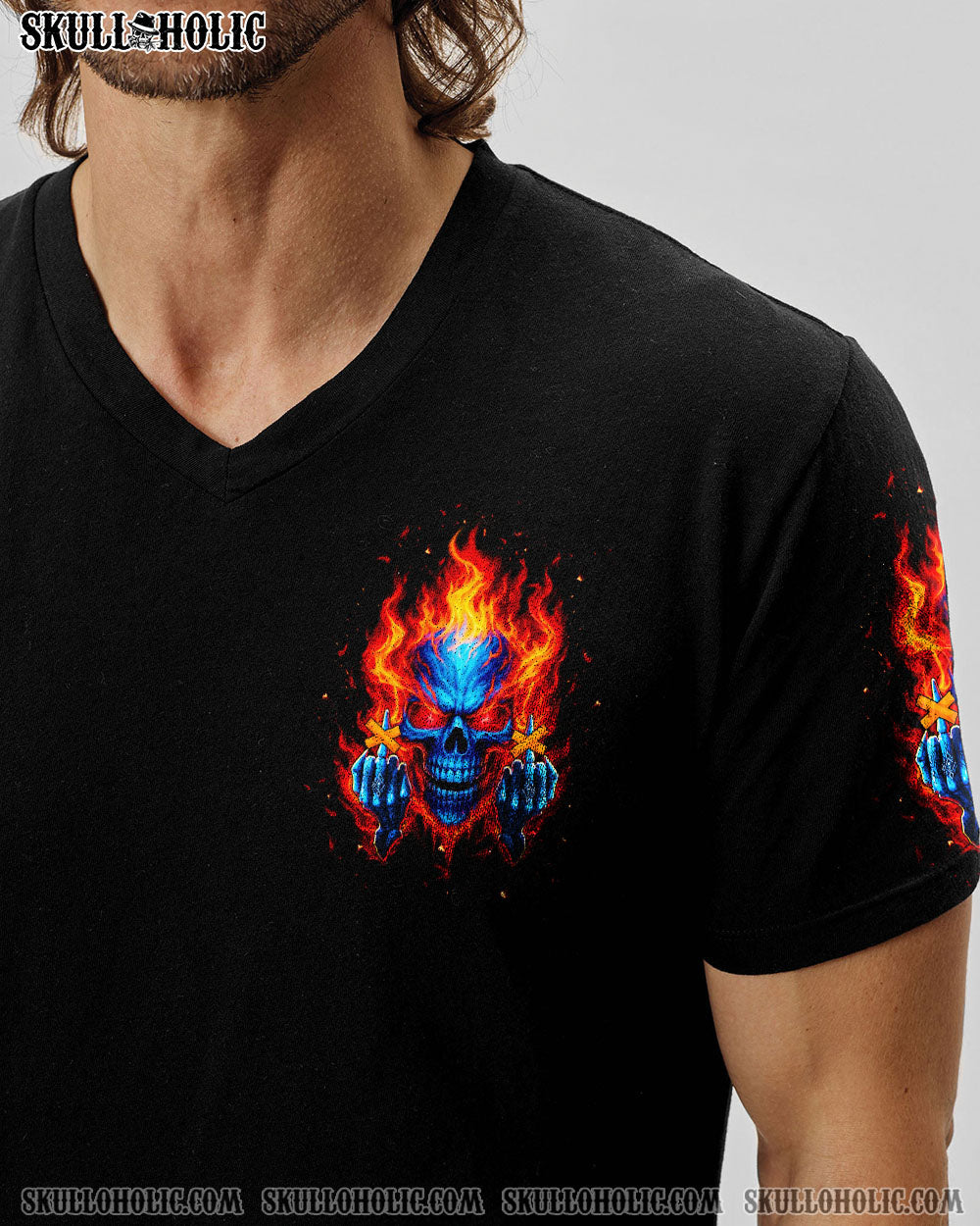 BLISSCORNERS PISS ME OFF AGAIN MADLY SKULL ALL OVER PRINT