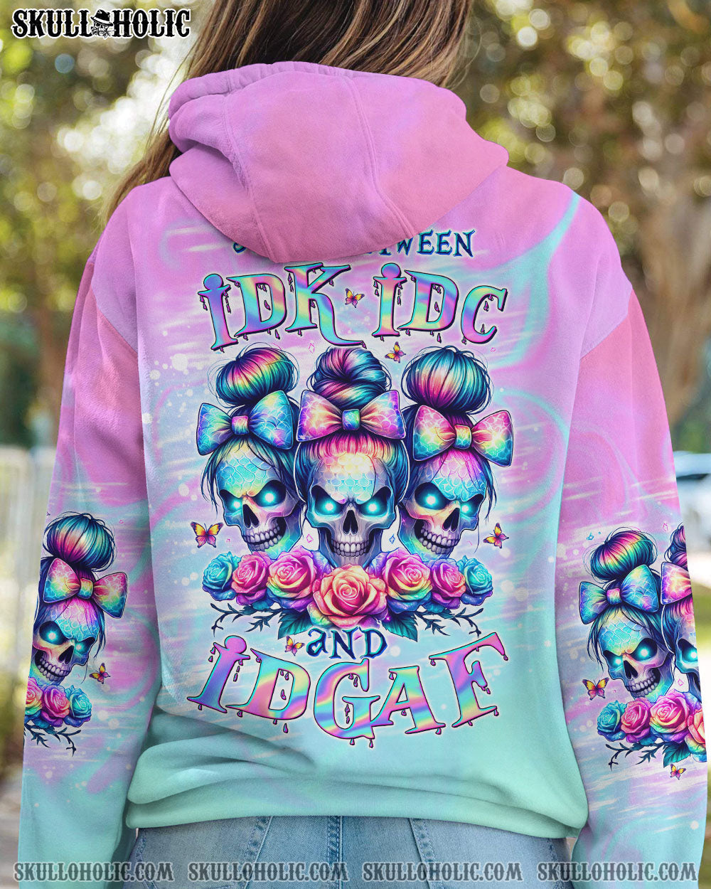 BLISSCORNERS MY GIVE A F IS BROKEN MESSY BUN ALL OVER PRINT