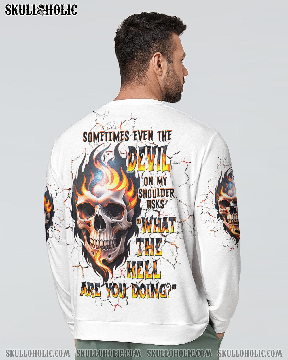 BLISSCORNERS SOMETIMES EVEN THE DEVIL ALL OVER PRINT