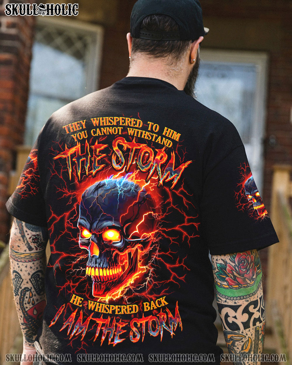 BLISSCORNERS I AM THE STORM SKULL ALL OVER PRINT