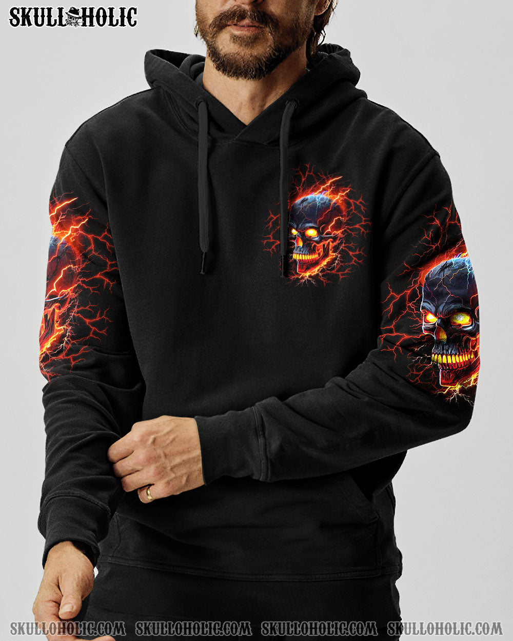 BLISSCORNERS I AM THE STORM SKULL ALL OVER PRINT