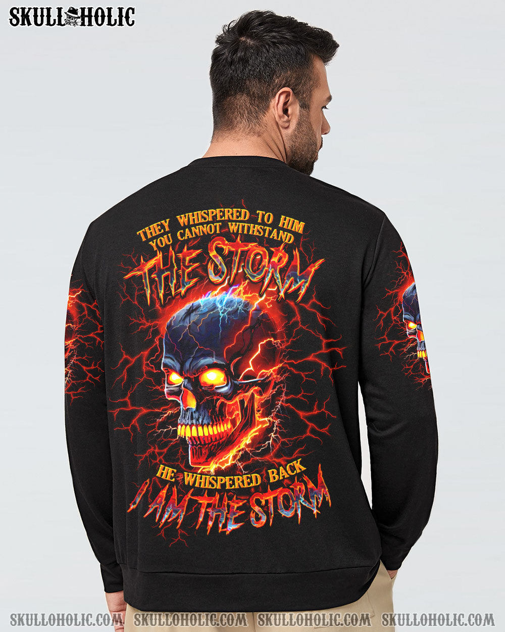 BLISSCORNERS I AM THE STORM SKULL ALL OVER PRINT