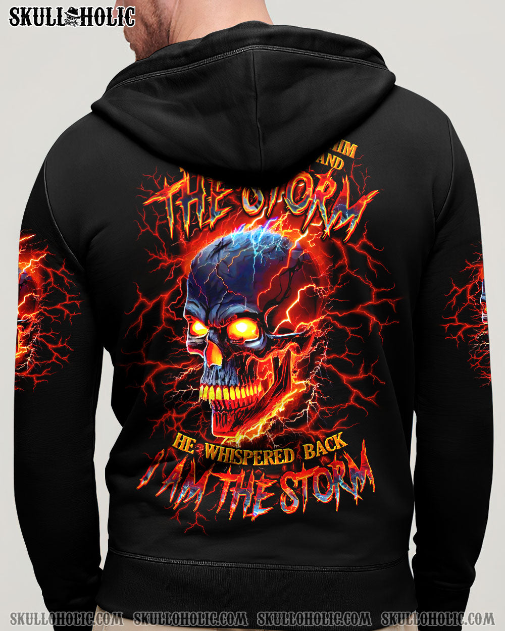 BLISSCORNERS I AM THE STORM SKULL ALL OVER PRINT