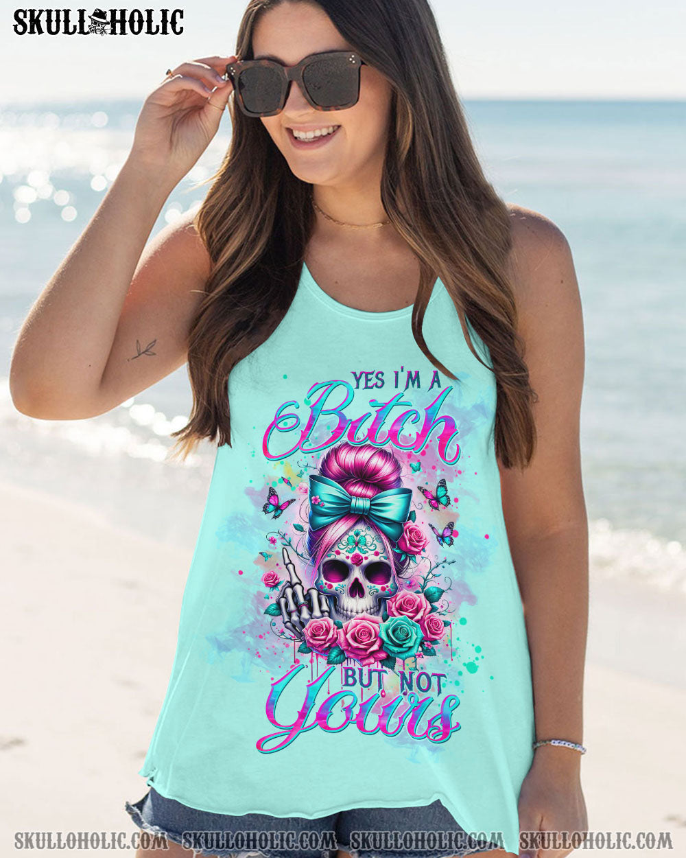 BLISSCORNERS I AM THE STORM MESSY BUN ALL OVER PRINT