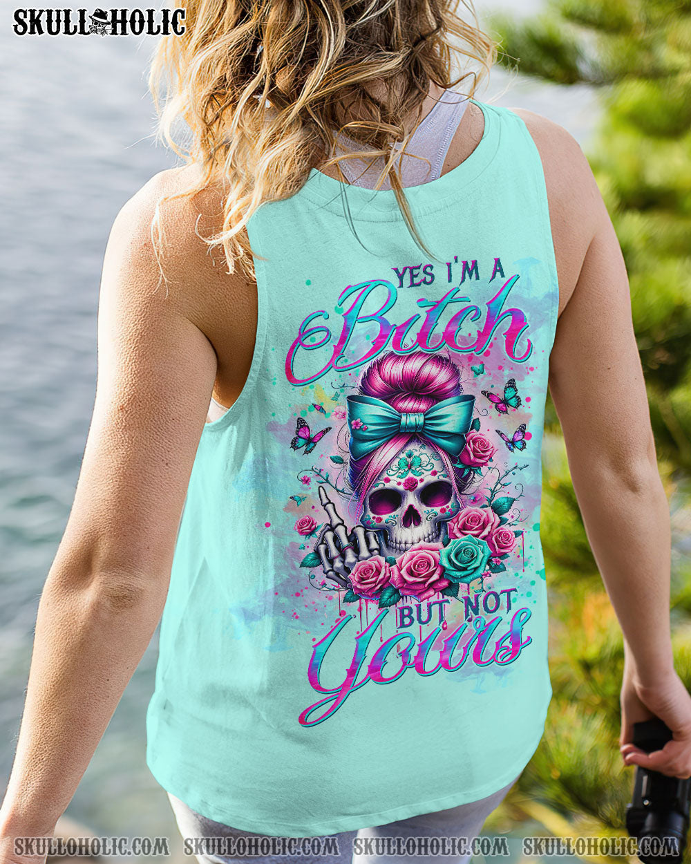 BLISSCORNERS I AM THE STORM MESSY BUN ALL OVER PRINT