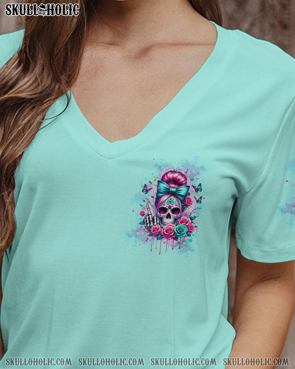 BLISSCORNERS I AM THE STORM MESSY BUN ALL OVER PRINT