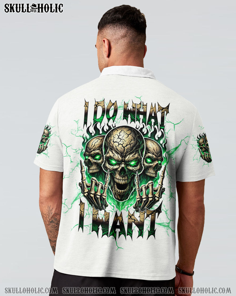 BLISSCORNERS I DO WHAT I WANT SKULL FIRE ALL OVER PRINT