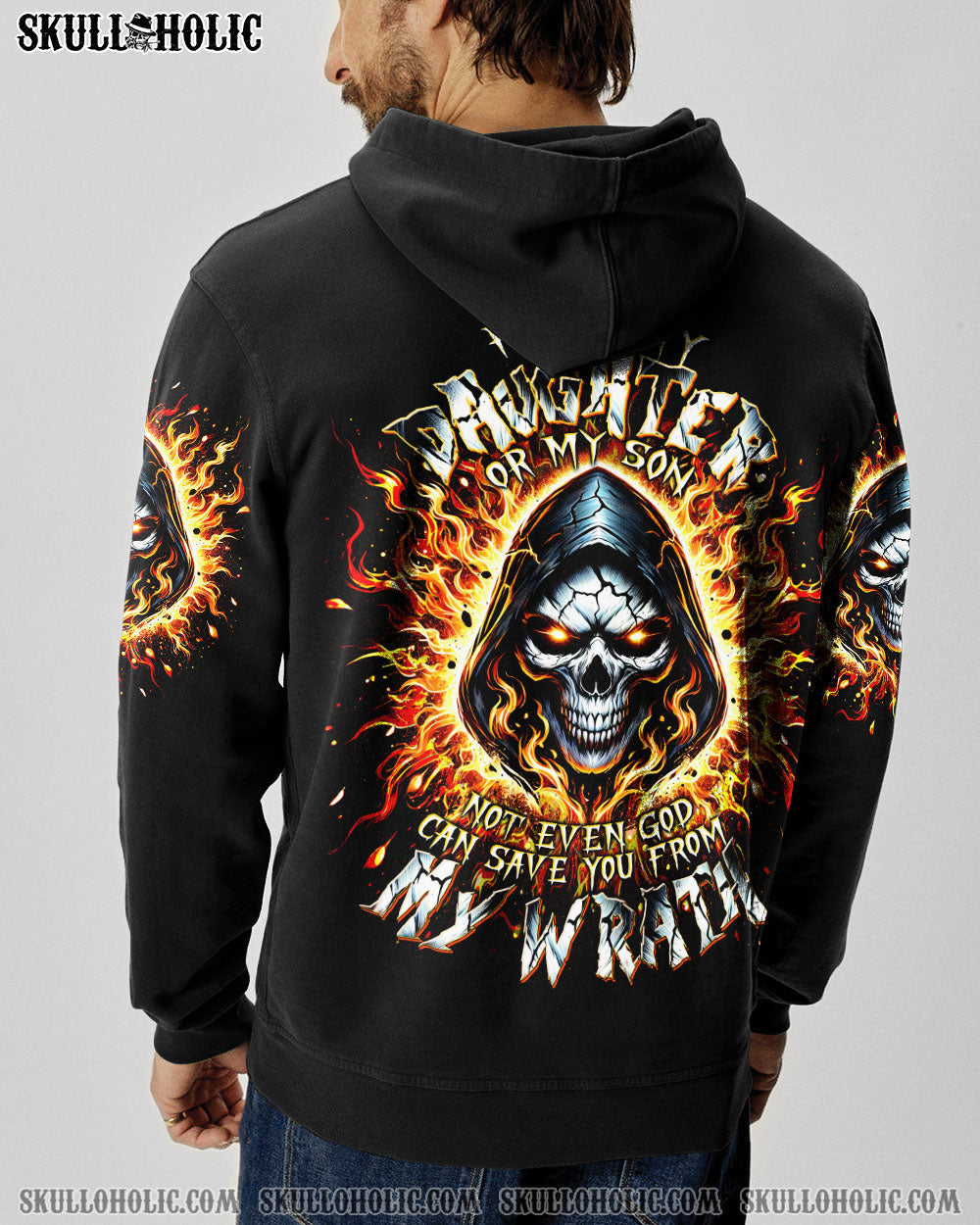 BLISSCORNERS HURT MY DAUGHTER OR MY SON REAPER ALL OVER PRINT