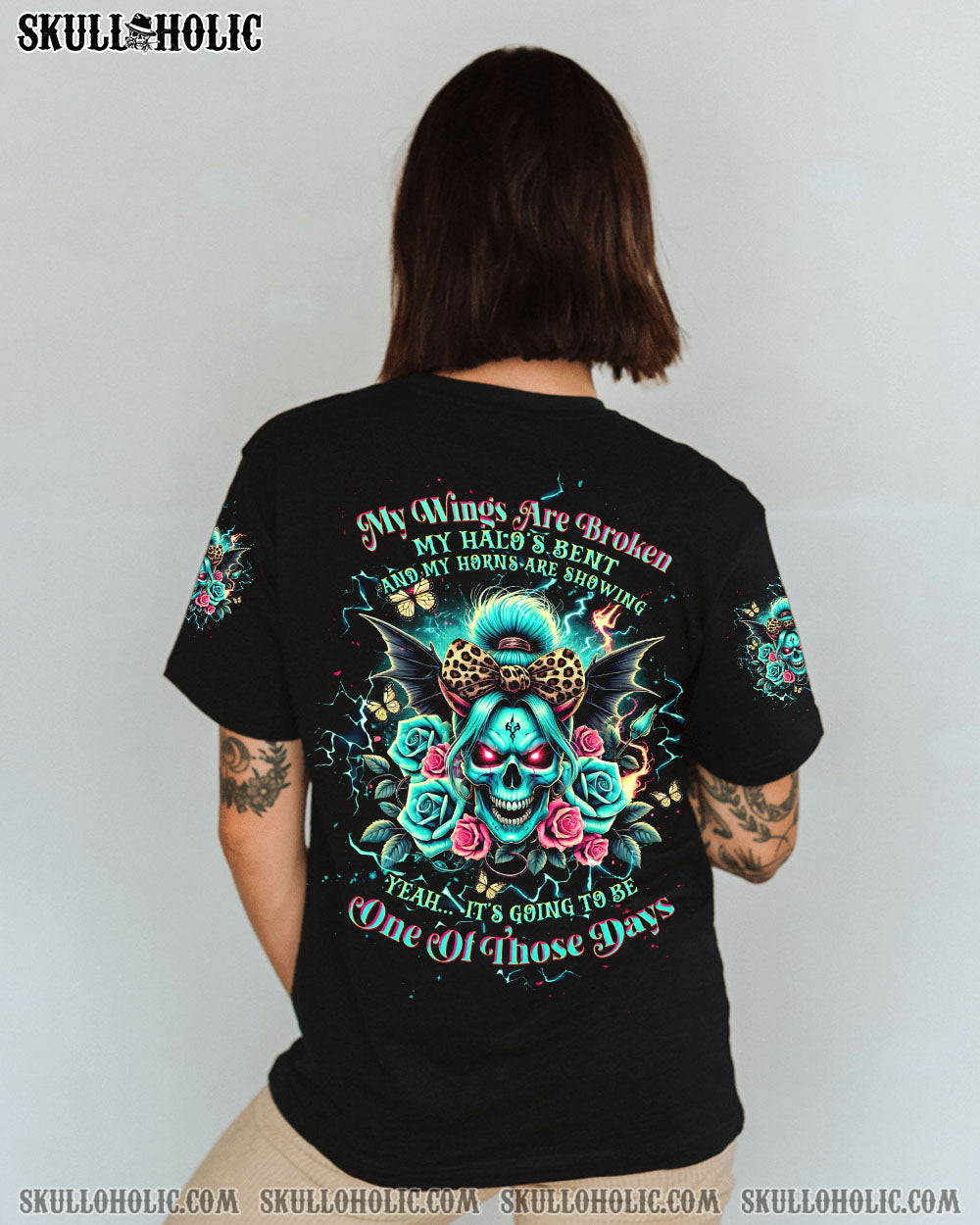 BLISSCORNERS I AM WHO I AM YOUR APPROVAL ISN'T NEEDED MESSY BUN ALL OVER PRINT