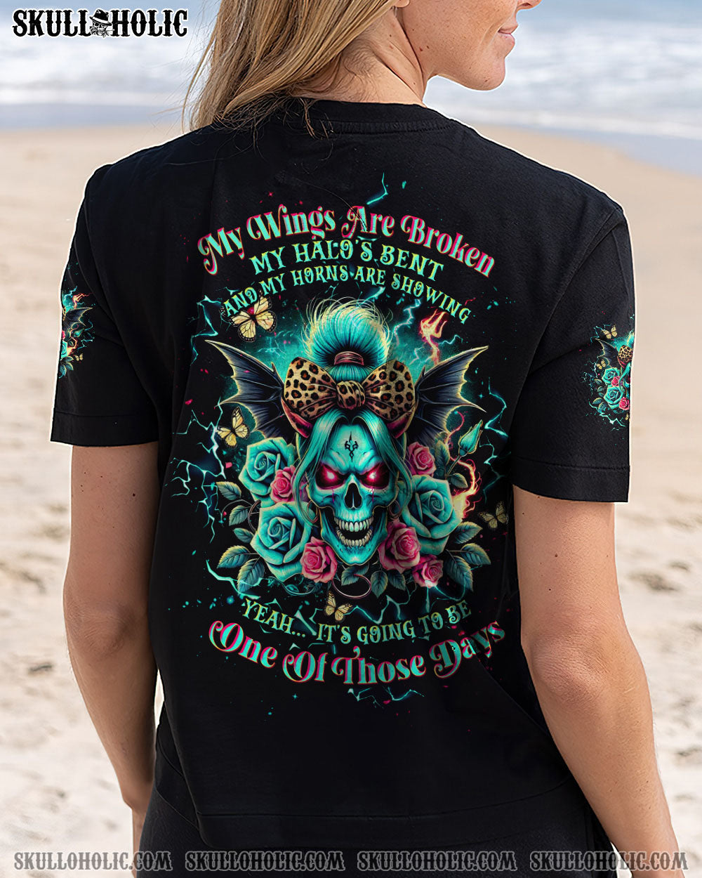 BLISSCORNERS I AM WHO I AM YOUR APPROVAL ISN'T NEEDED MESSY BUN ALL OVER PRINT