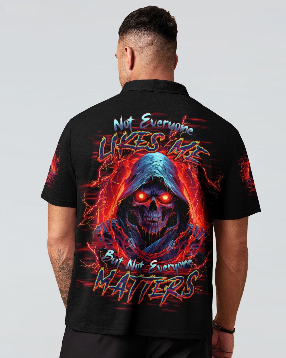 BLISSCORNERS NOT EVERYONE LIKES ME SKULL REAPER ALL OVER PRINT