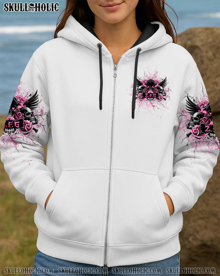 BLISSCORNERS ZERO F GIVEN ROSE SKULL ALL OVER PRINT
