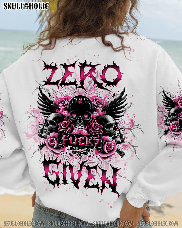 BLISSCORNERS ZERO F GIVEN ROSE SKULL ALL OVER PRINT