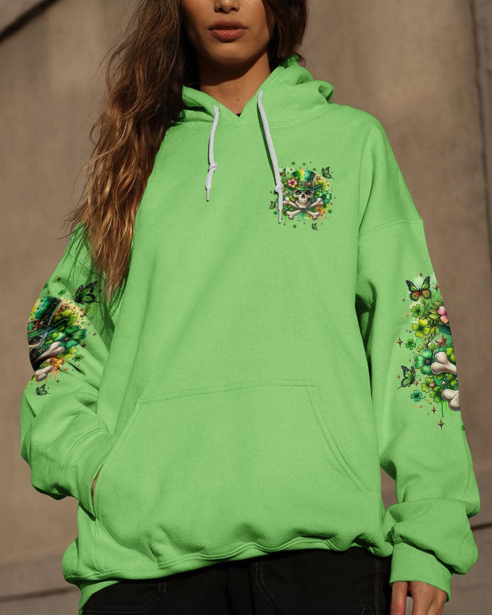 BLISSCORNERS LET THE SHENANIGANS BEGIN SKULL BONES PATRICK'S DAY ALL OVER PRINT