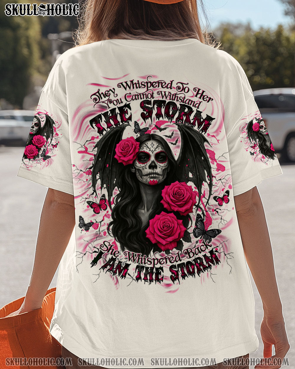 BLISSCORNERS I AM THE STORM SKULL LADY ALL OVER PRINT