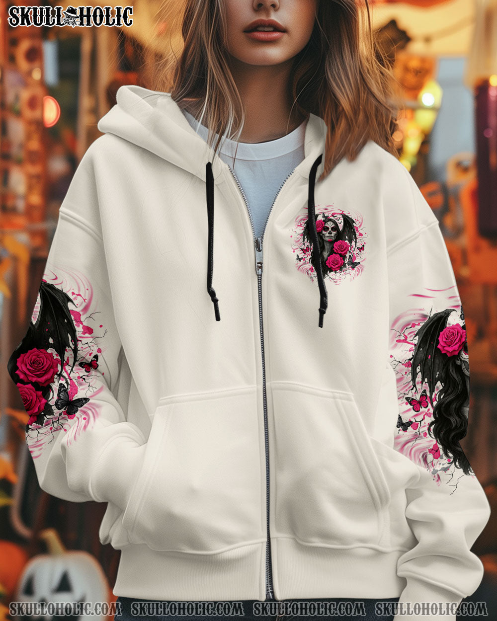 BLISSCORNERS I AM THE STORM SKULL LADY ALL OVER PRINT