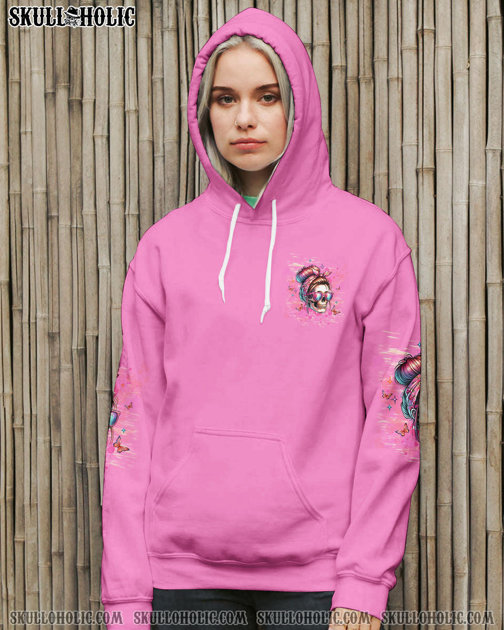 BLISSCORNERS YOU COULDN'T HANDLE ME MESSY BUN ALL OVER PRINT