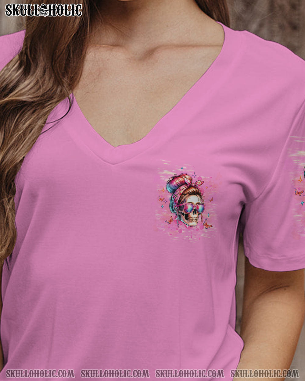 BLISSCORNERS YOU COULDN'T HANDLE ME MESSY BUN ALL OVER PRINT