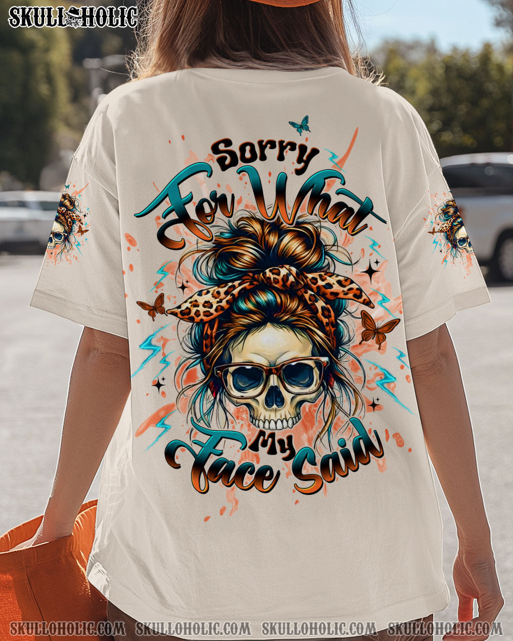 BLISSCORNERS I AM THE STORM MESSY BUN ALL OVER PRINT