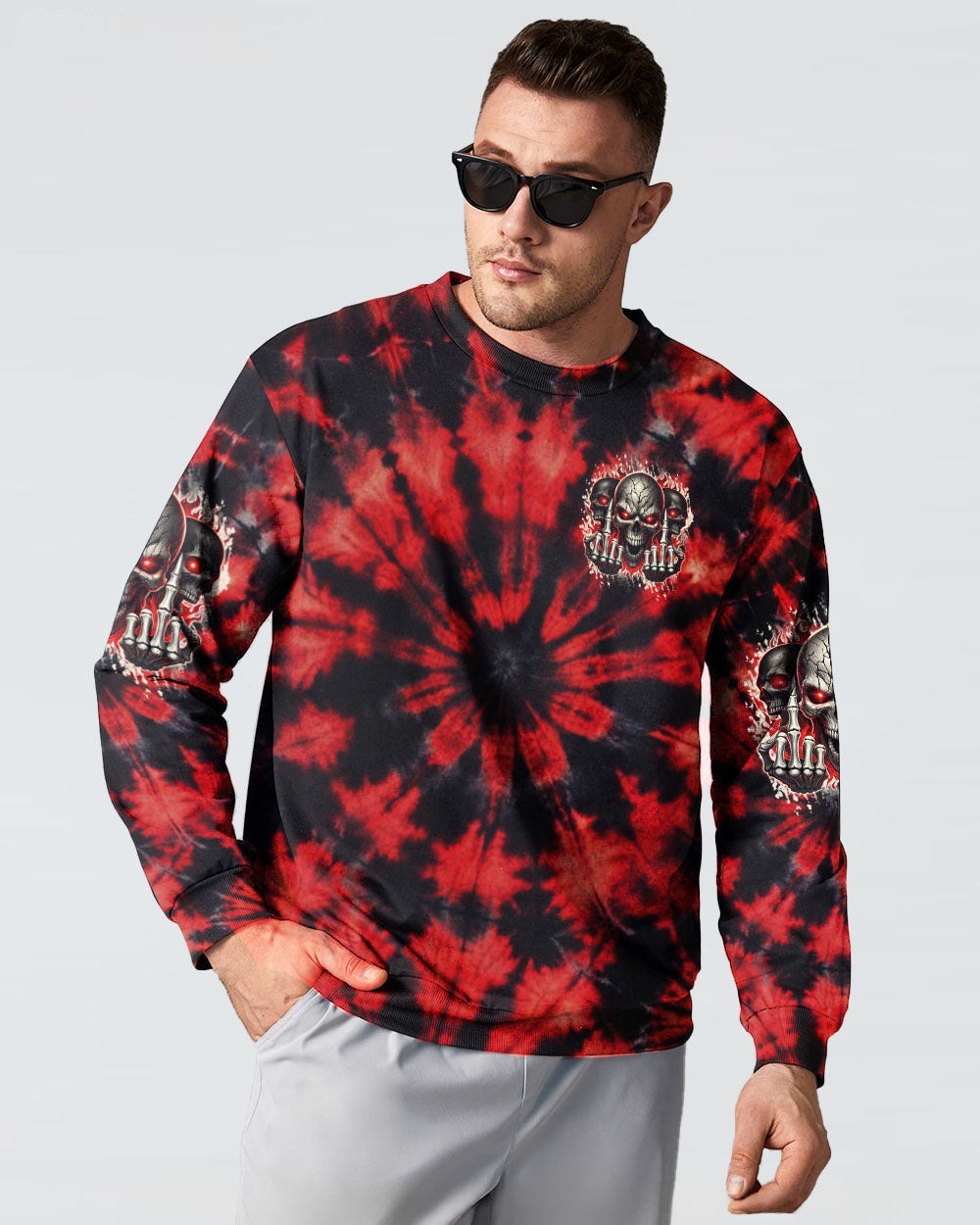 BLISSCORNERS MY GIVE A F IS BROKEN TIE DYE  ALL OVER PRINT