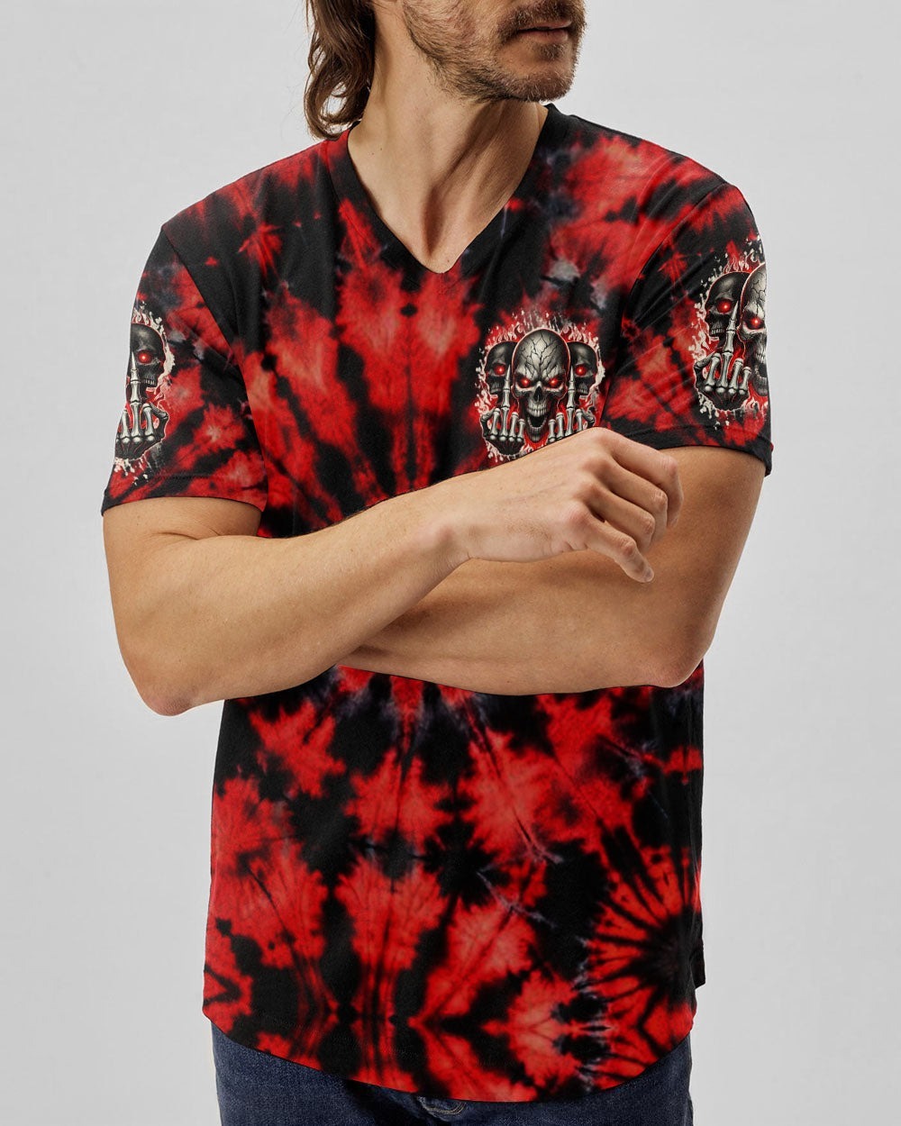 BLISSCORNERS MY GIVE A F IS BROKEN TIE DYE  ALL OVER PRINT