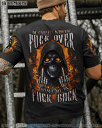 BLISSCORNERS BE CAREFUL FIRE SKULL REAPER ALL OVER PRINT