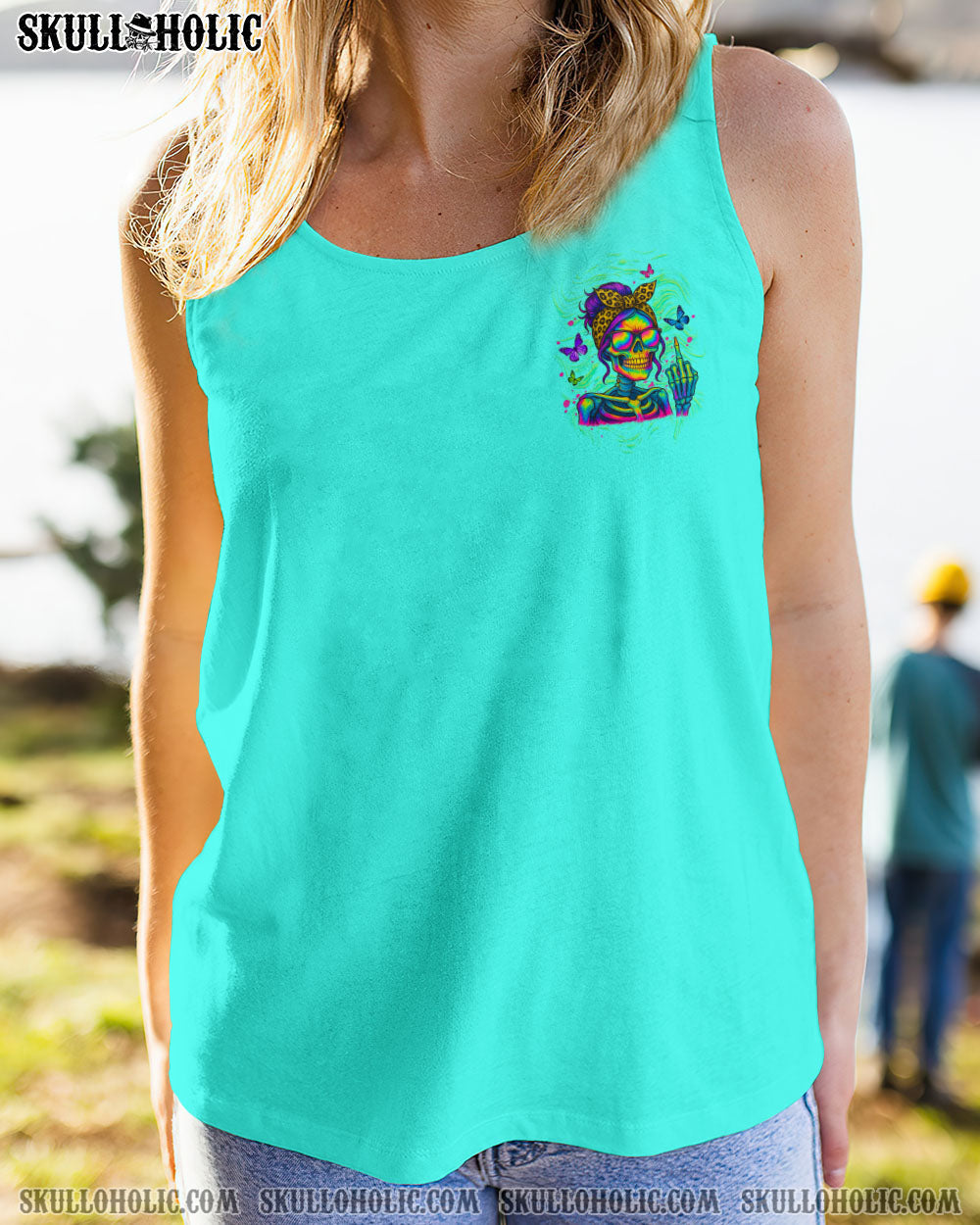 BLISSCORNERS KARMA FAIRY SKULL MESSY BUN ALL OVER PRINT