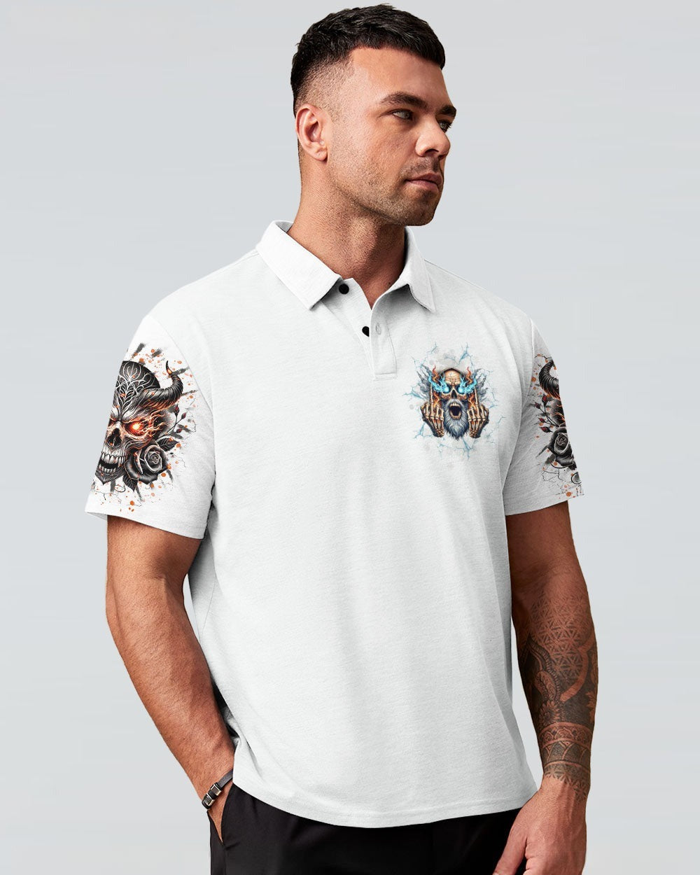 BLISSCORNERS DON'T LIKE MY ATTITUDE OLD SKULL ALL OVER PRINT