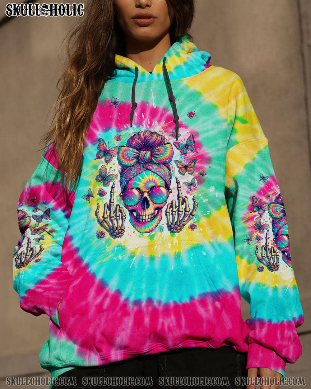 BLISSCORNERS I AM WHO I AM YOUR APPROVAL ISN'T NEEDED MESSY BUN ALL OVER PRINT