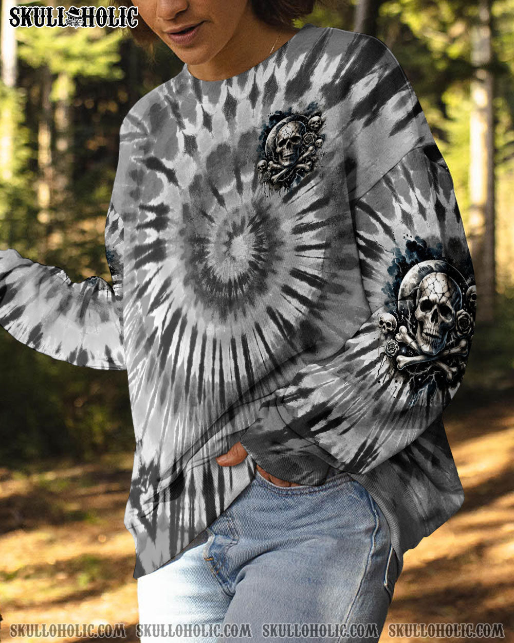 BLISSCORNERS HELLO DARKNESS MY OLD FRIEND TIE DYE ALL OVER PRINT