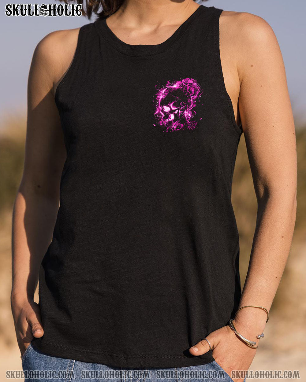 BLISSCORNERS THE GOOD GIRL IN ME MESSY BUN PURPLE ALL OVER PRINT