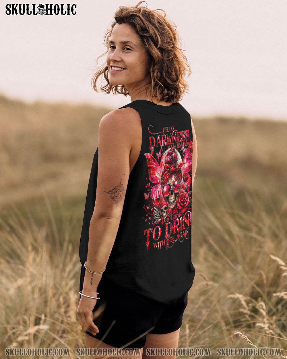 BLISSCORNERS KARMA FAIRY MESSY BUN ALL OVER PRINT
