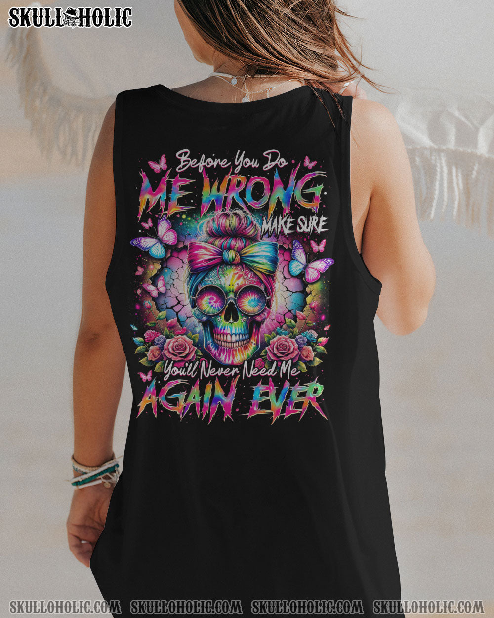 BLISSCORNERS B DON'T F WITH ME MESSY BUN ALL OVER PRINT