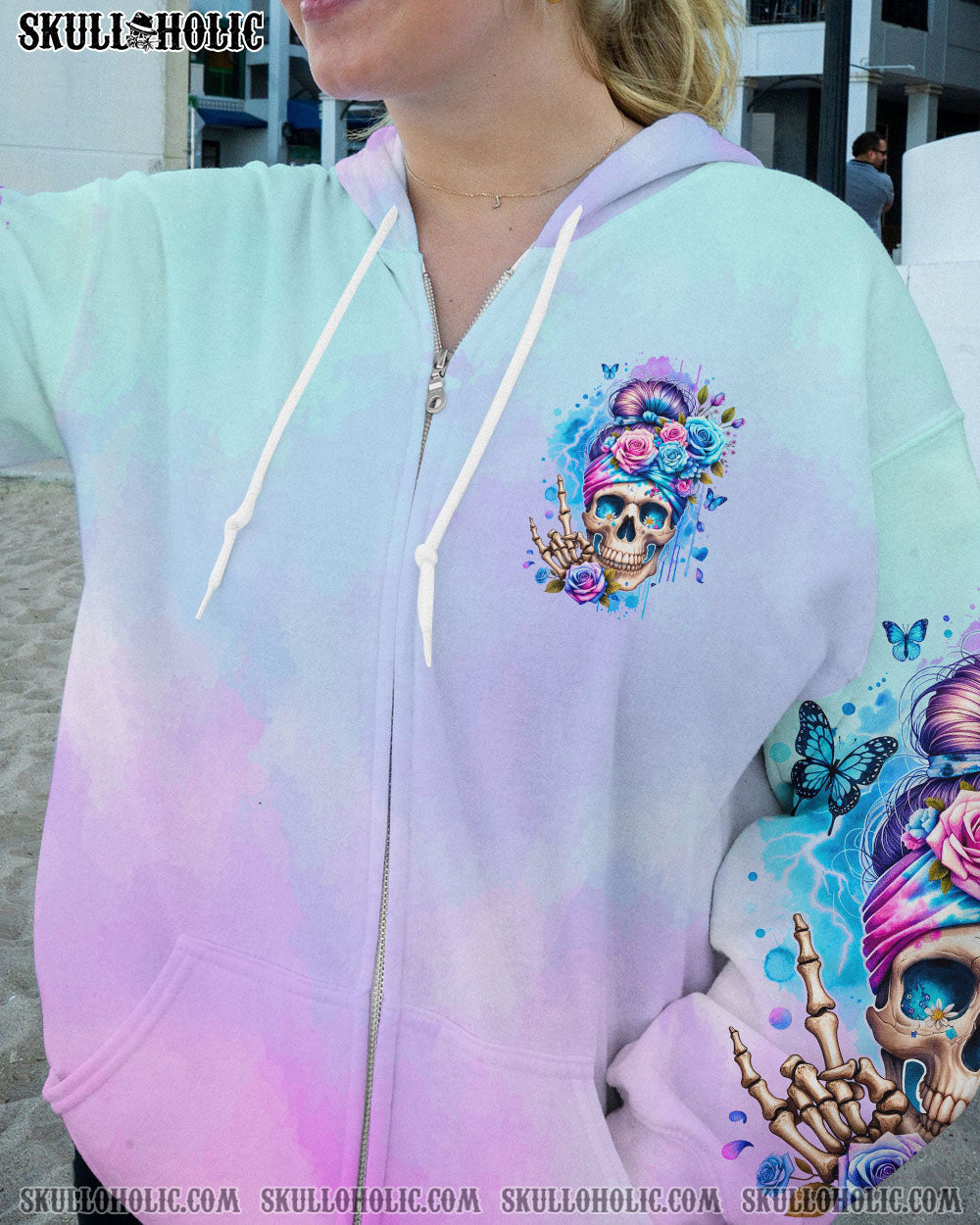 BLISSCORNERS HELLO DARKNESS MY OLD FRIEND MESSY BUN ALL OVER PRINT