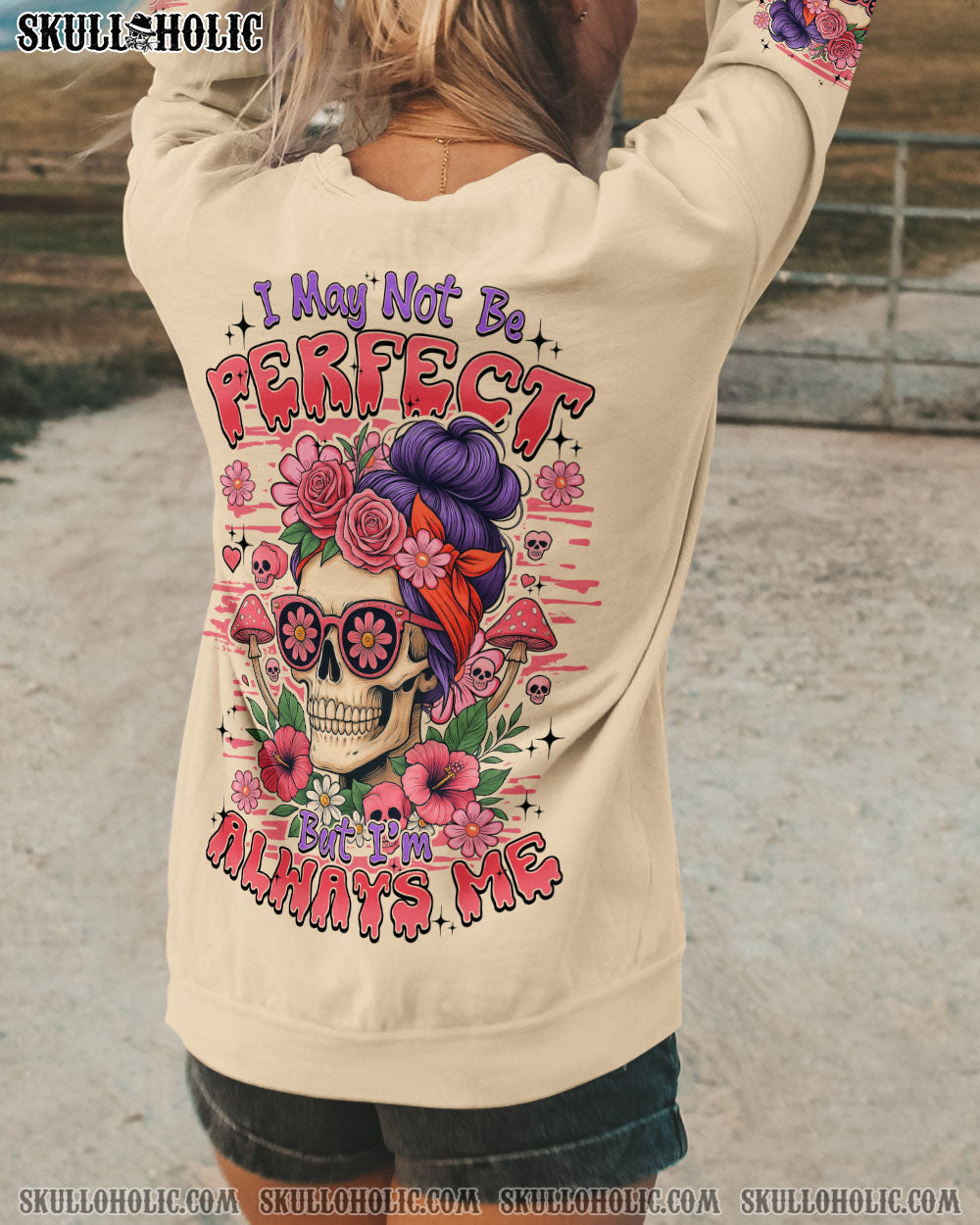 BLISSCORNERS I'M ALWAYS ME SKULL ALL OVER PRINT