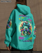 BLISSCORNERS A GOOD WOMAN SKULL ALL OVER PRINT